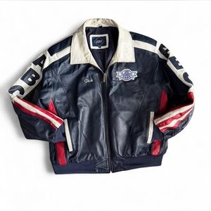 Vintage Michael Hoban USA leather bomber jacket